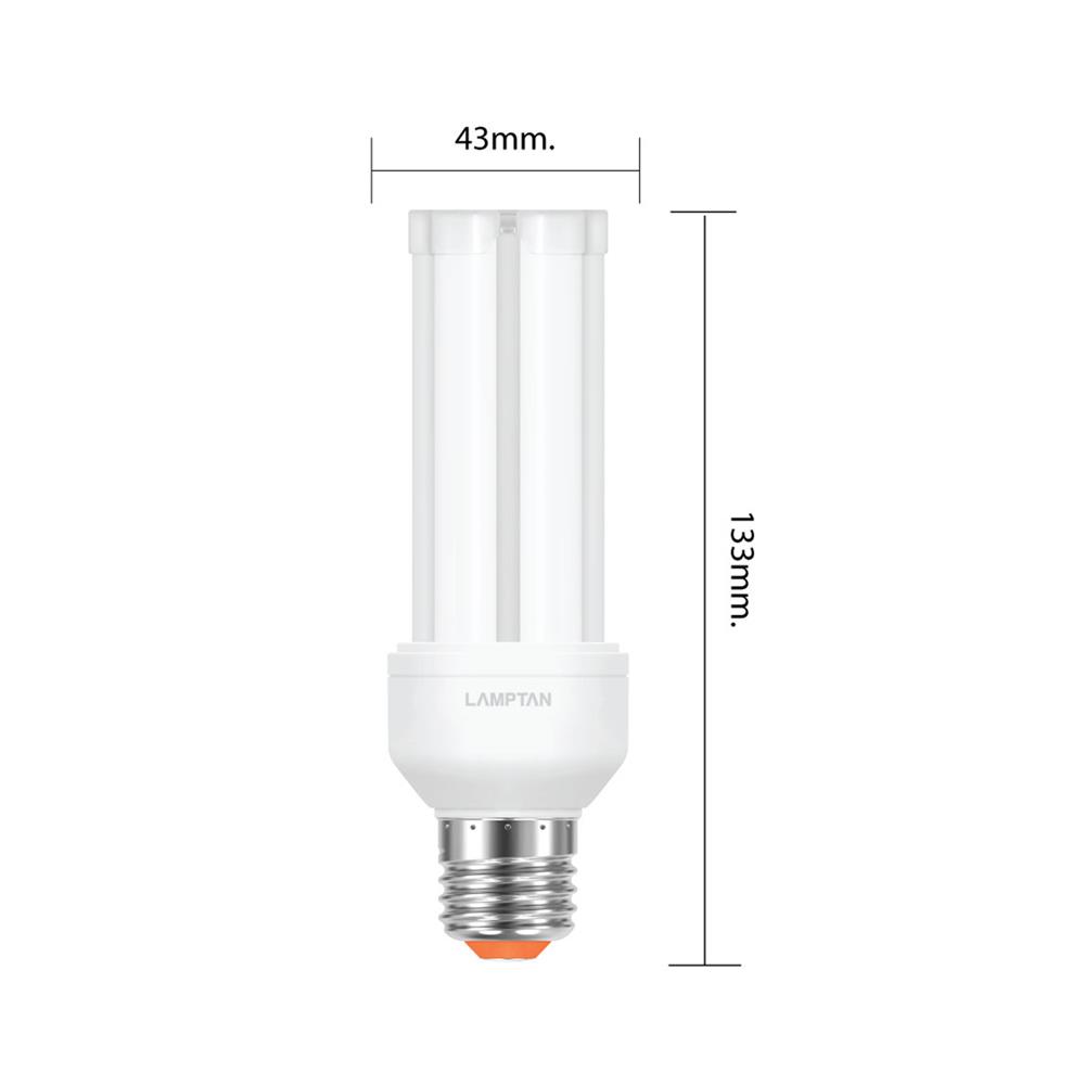 หลอด LED LAMPTAN COMPACT U-Type 12.5 วัตต์ DAYLIGHT E27