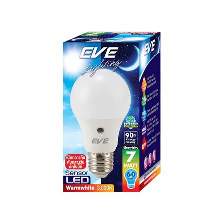 หลอด LED EVE A60 SENSOR WARM WHITE 7 วัตต์ E27_1