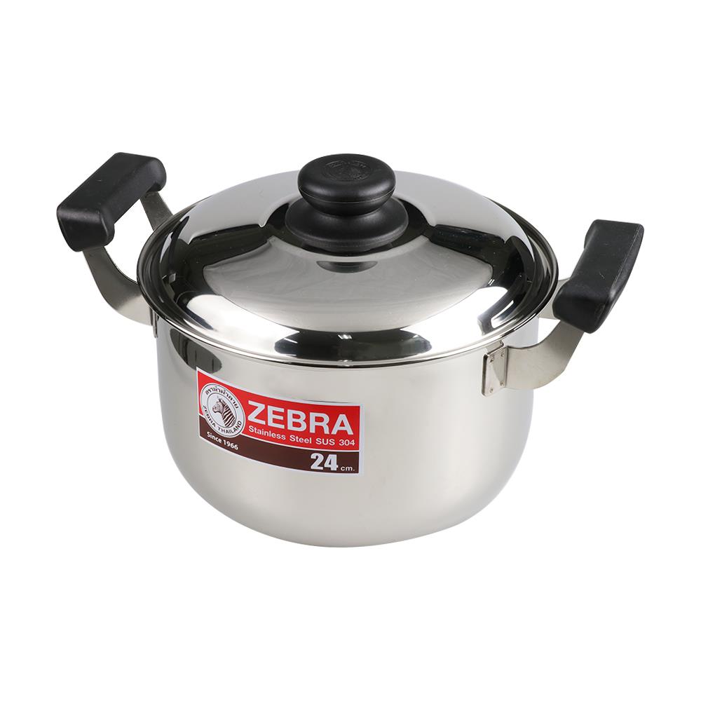 หม้อต้ม หัวม้าลาย CARRY 24 ซม.