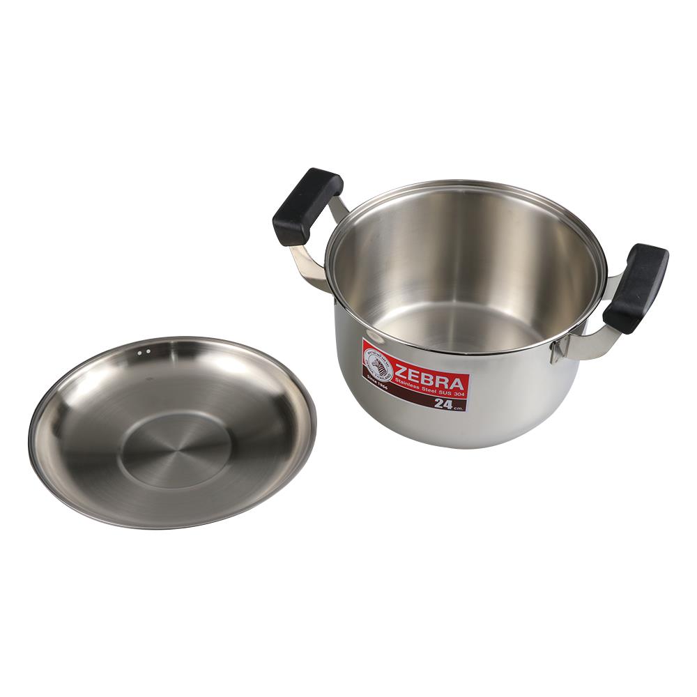 หม้อต้ม หัวม้าลาย CARRY 24 ซม.