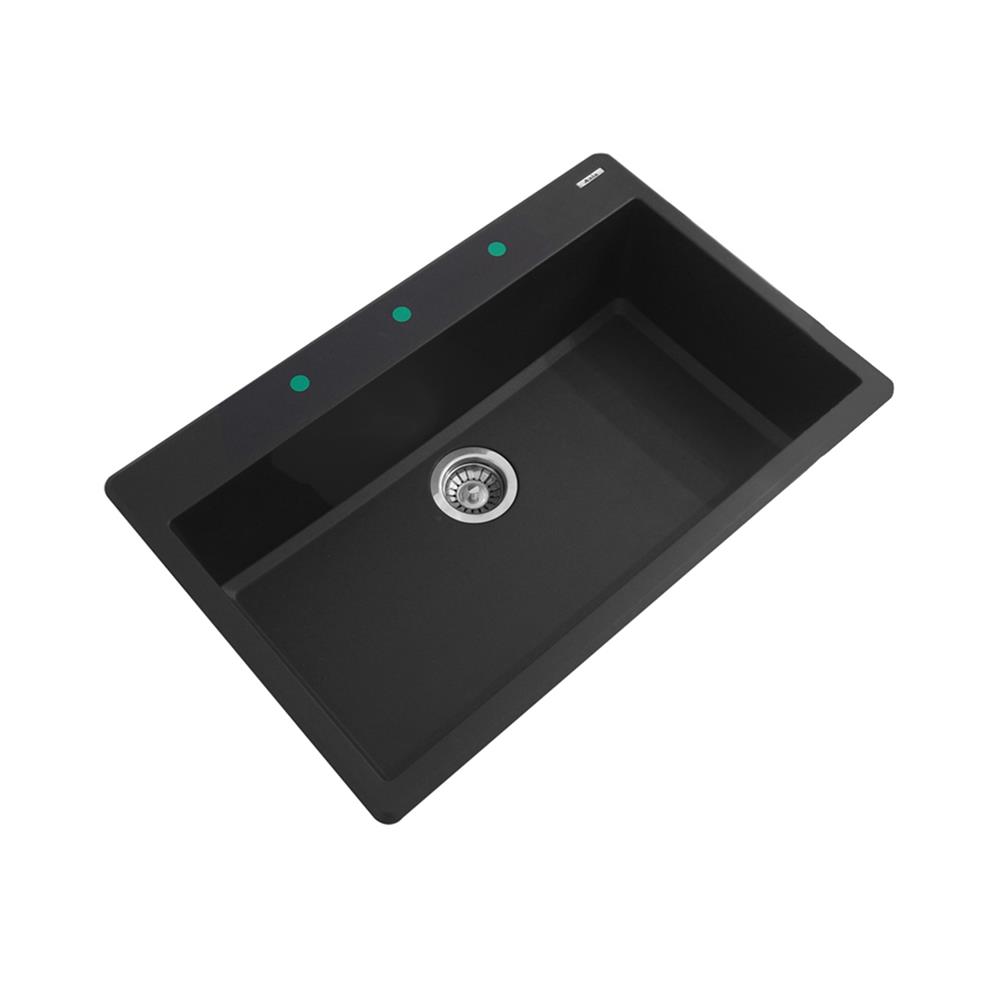 ซิงค์ฝัง 1 หลุม AXIA ICONIC 7951 แกรนิต สีดำ