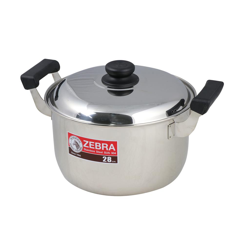 หม้อต้ม หัวม้าลาย CARRY 28 ซม.