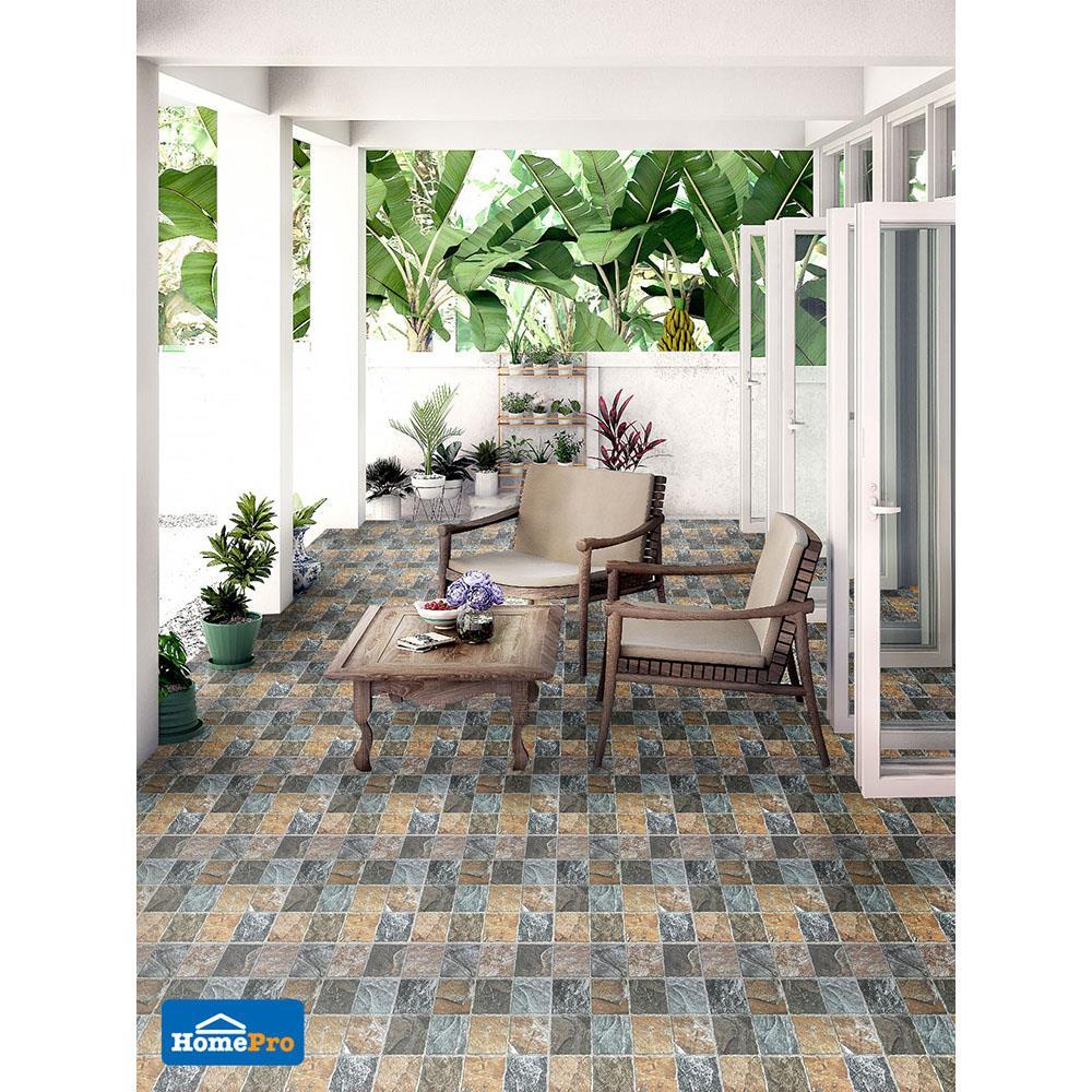 กระเบื้องพื้น 16x16 นิ้ว ARTE แลมบ์ตัน น้ำตาล EXC 1M2