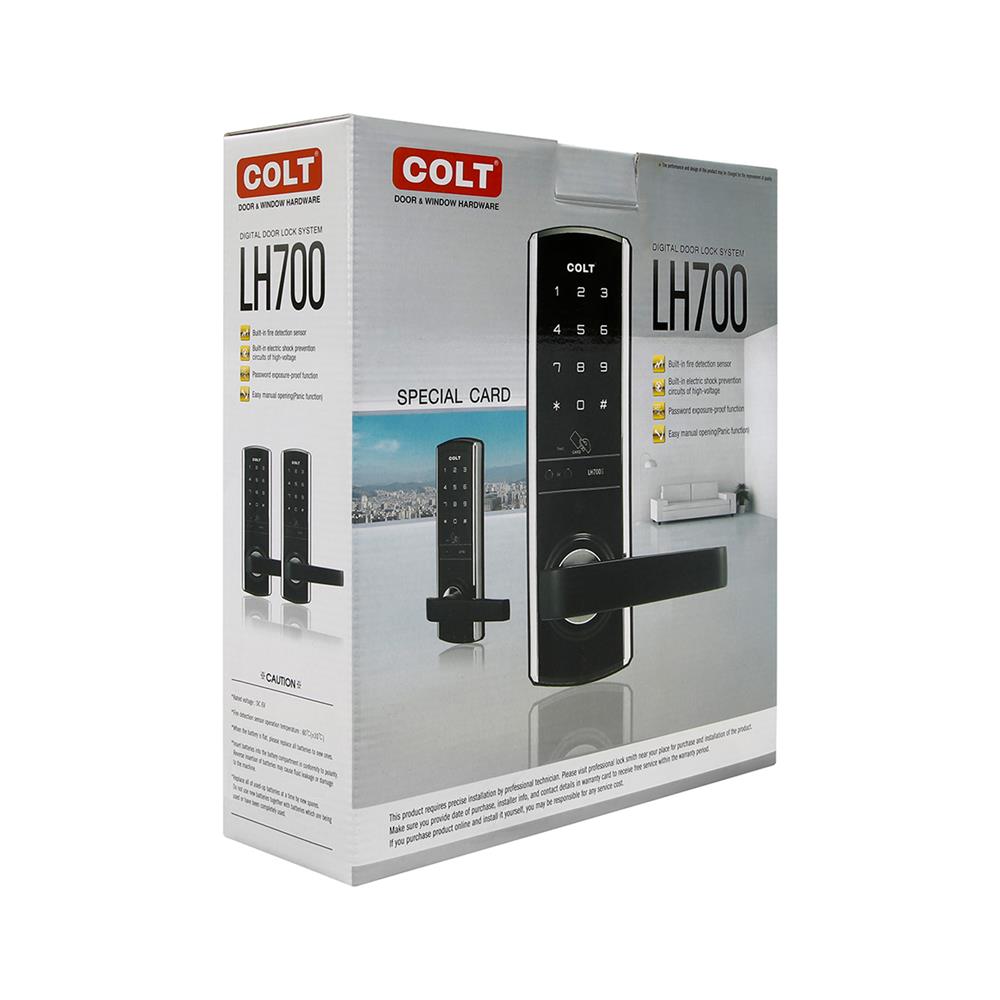 กลอนดิจิตอล COLT LH700-SSPC สีดำ