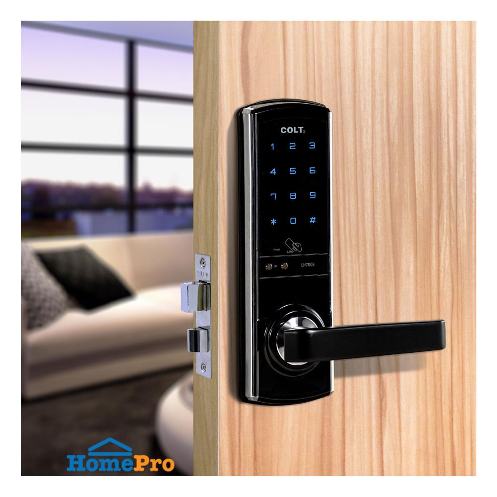 กลอนดิจิตอล COLT LH700-SSPC สีดำ