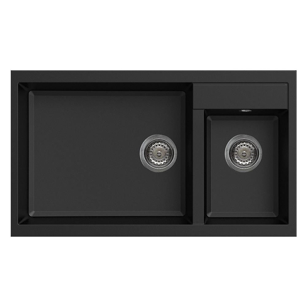 ซิงค์ฝัง 2 หลุม AXIA ICONIC 8650 แกรนิต สีดำ