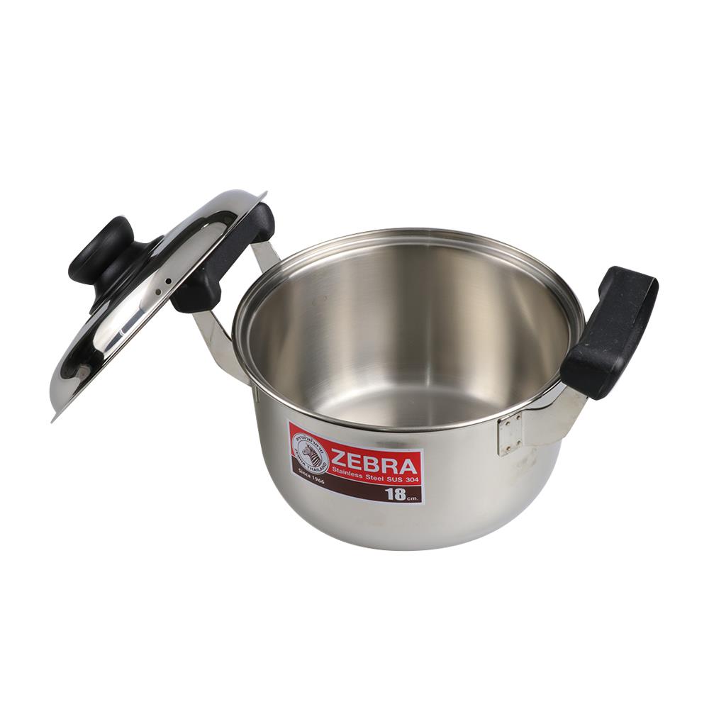 หม้อต้ม หัวม้าลาย CARRY 18 ซม.