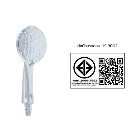 ชุดฝักบัวสายอ่อน 3 ระดับ LUZERN รุ่น HS-3002 สีโครม_2