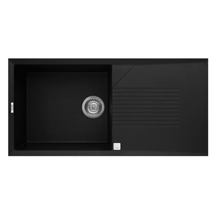 ซิงค์ฝัง 1หลุม 1ที่พัก AXIA ICONIC 10050 แกรนิต สีดำ