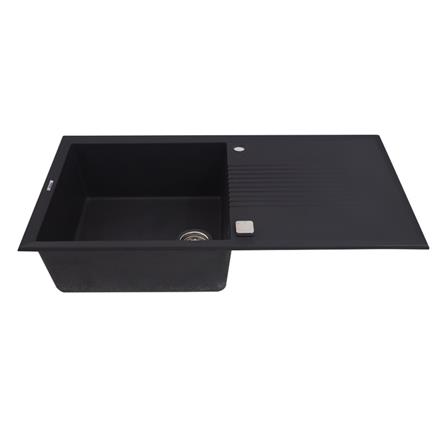 ซิงค์ฝัง 1หลุม 1ที่พัก AXIA ICONIC 10050 แกรนิต สีดำ_1