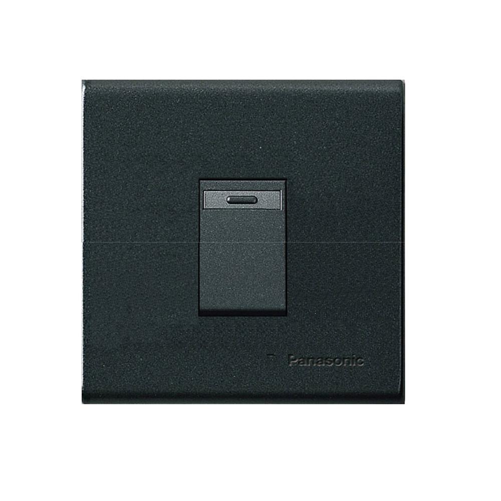 ชุดสวิตช์ 1 ทาง 1 ช่อง PANASONIC BSR 1131 MB สีดำ