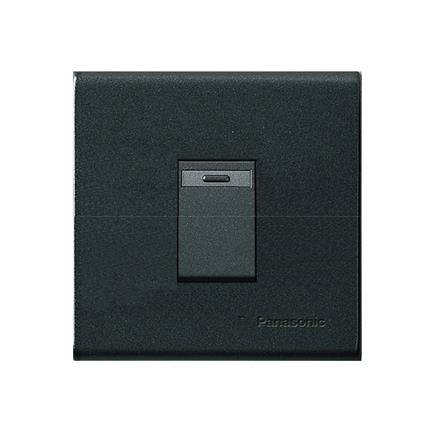 ชุดสวิตช์ 1 ทาง 1 ช่อง PANASONIC BSR 1131 MB สีดำ