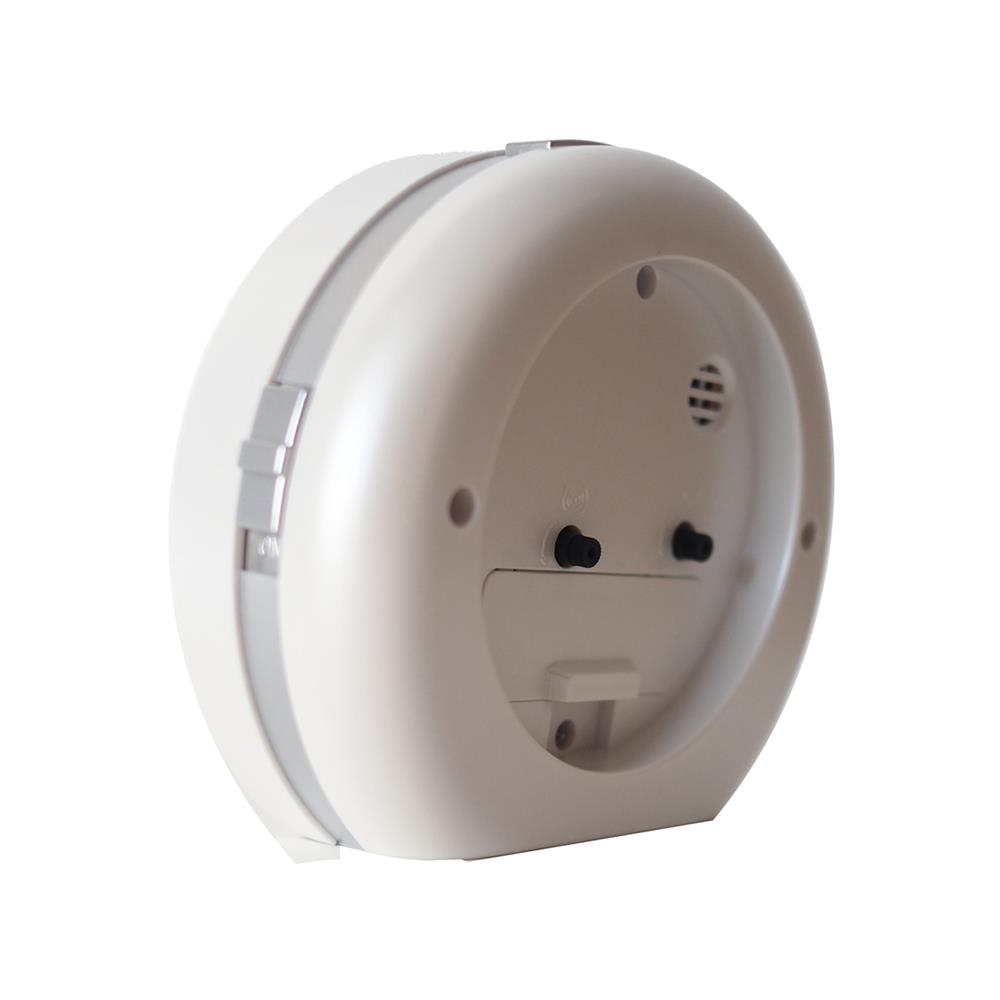 นาฬิกาปลุกพลาสติก 5X4.5นิ้ว TEP003WT สีขาว DOGENI