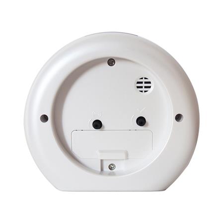 นาฬิกาปลุกพลาสติก 5X4.5นิ้ว TEP003WT สีขาว DOGENI_2