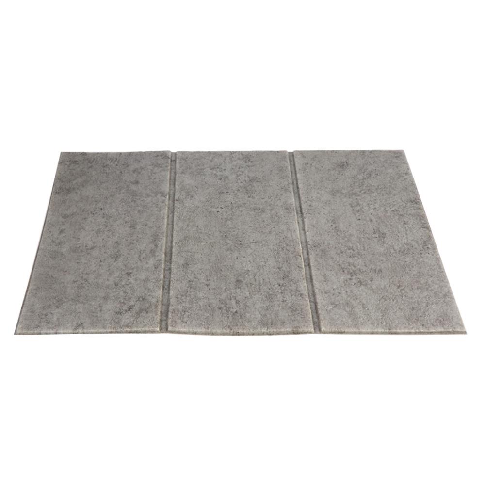 สติ๊กเกอร์โฟม DIY STIXMATE CSL 35x58 ซม. สีเทาเข้ม แพ็ก 2 ชิ้น