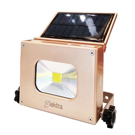 ฟลัดไลท์ SOLAR ELEKTRA GD-UT-S DL 10 วัตต์ DAYLIGHT สีทอง_0