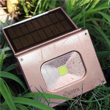 ฟลัดไลท์ SOLAR ELEKTRA GD-UT-S DL 10 วัตต์ DAYLIGHT สีทอง_1
