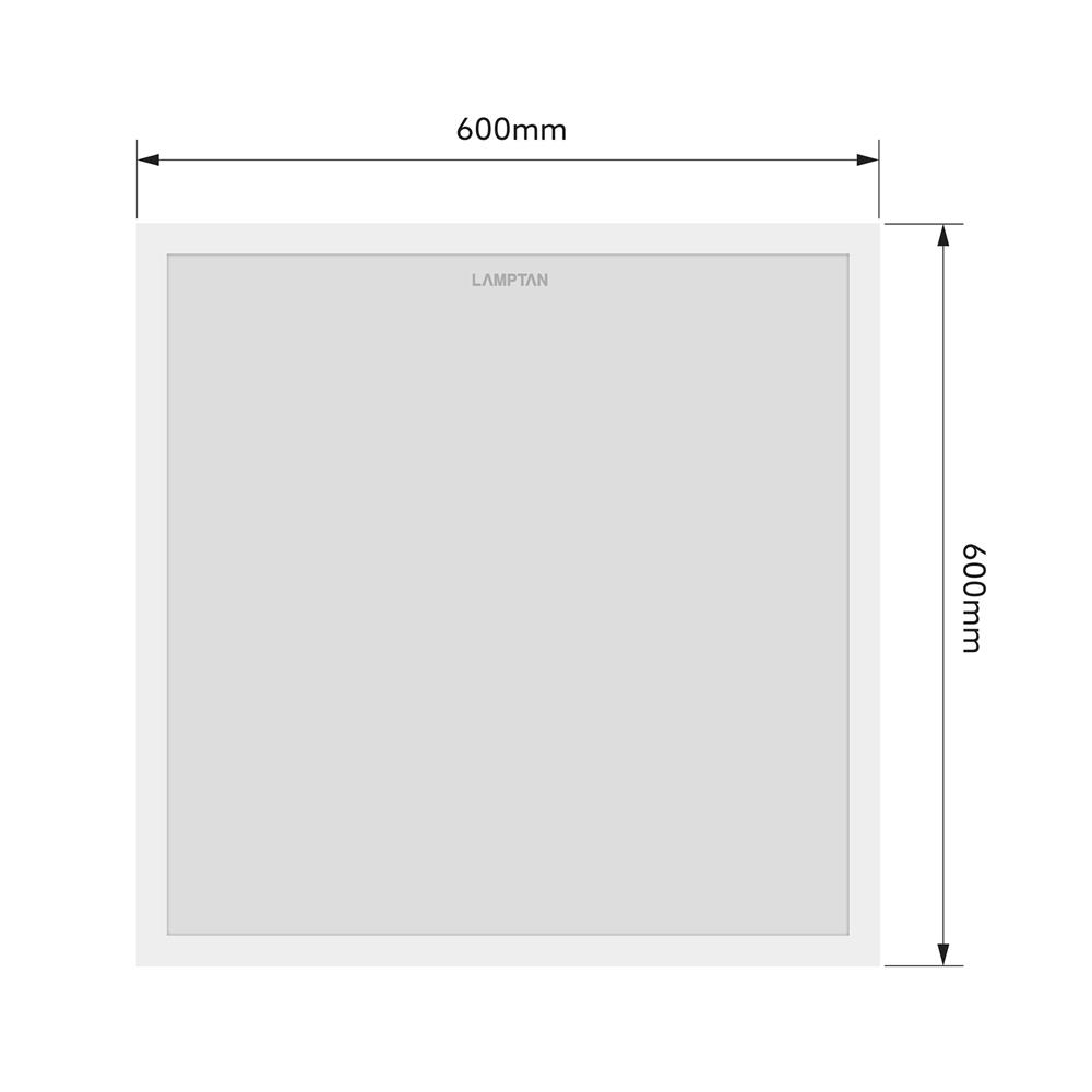 โคมฝังฝ้า LED LAMPTAN PANEL LIGHT 42 วัตต์ 60x60 ซม. DAYLIGHT