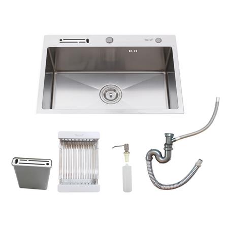 ซิงค์ฝัง 1หลุม TECNOPLUS 10082 QS.03 สเตนเลส_1