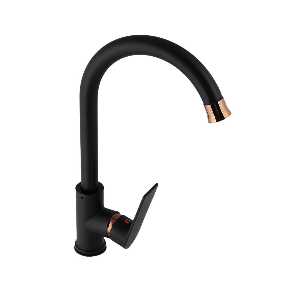 ก๊อกซิงค์เดี่ยว เคาน์เตอร์ NOVABATH NVG-KT212B สีดำ