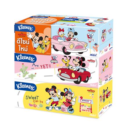 กระดาษเช็ดหน้า KLEENEX TSUM TSUM 135 แผ่น แพ็ค3_1