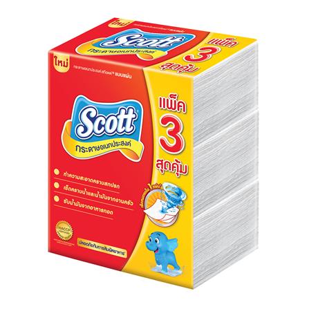 กระดาษอเนกประสงค์ SCOTT INTERFOLD 84 แผ่น แพ็ก 3