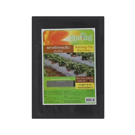 พลาสติกคลุมดิน (เจาะรู) SPRING 0.8x10 ม. สีดำ_2