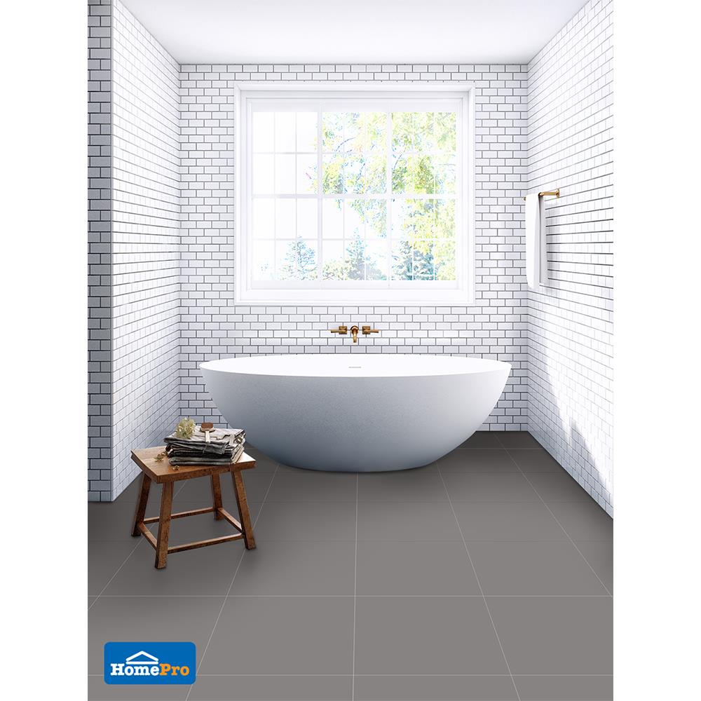 กระเบื้องพื้น 18x18 นิ้ว TARA สมาร์ท กราไฟต์ EXC PM