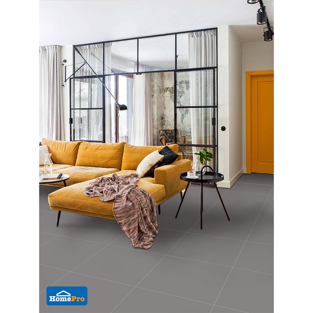 กระเบื้องพื้น 18x18 นิ้ว TARA สมาร์ท กราไฟต์ EXC PM