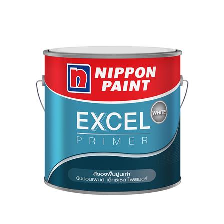สีรองพื้นปูนเก่า NIPPON PAINT EXCEL PRIMER WHITE 1 แกลลอน