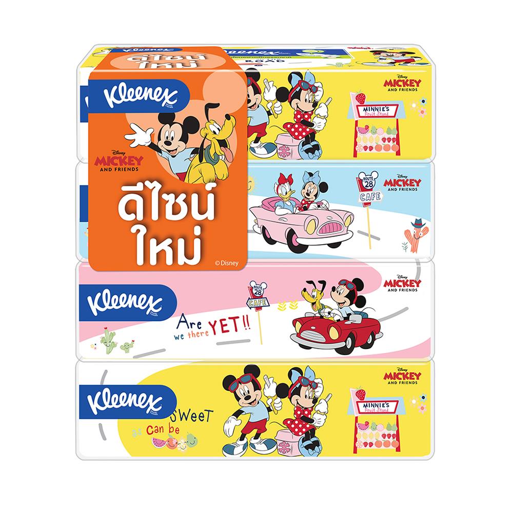 กระดาษเช็ดหน้า KLEENEX TSUM TSUM 115 แผ่น แพ็ค4