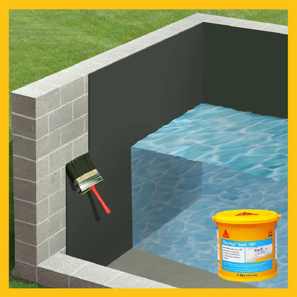 ซีเมนต์กันซึม SIKA SIKATOP-107 SEAL TH 5 กก.