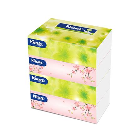 กระดาษเช็ดหน้า KLEENEX NATURAL 115 แผ่น แพ็ค4