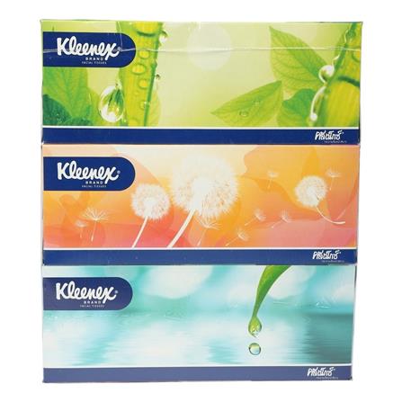 กระดาษเช็ดหน้า KLEENEX NATURAL 135 แผ่น แพ็ค3_0