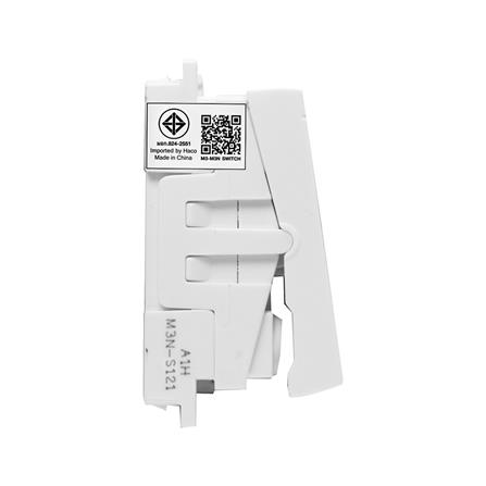 สวิตช์ 2 ทาง HACO M3N-S121 ขนาด 1 ช่อง สีขาว_4