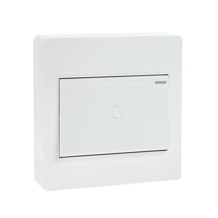 ชุดสวิตช์กดกระดิ่ง HACO M3N-B11 สีขาว_1