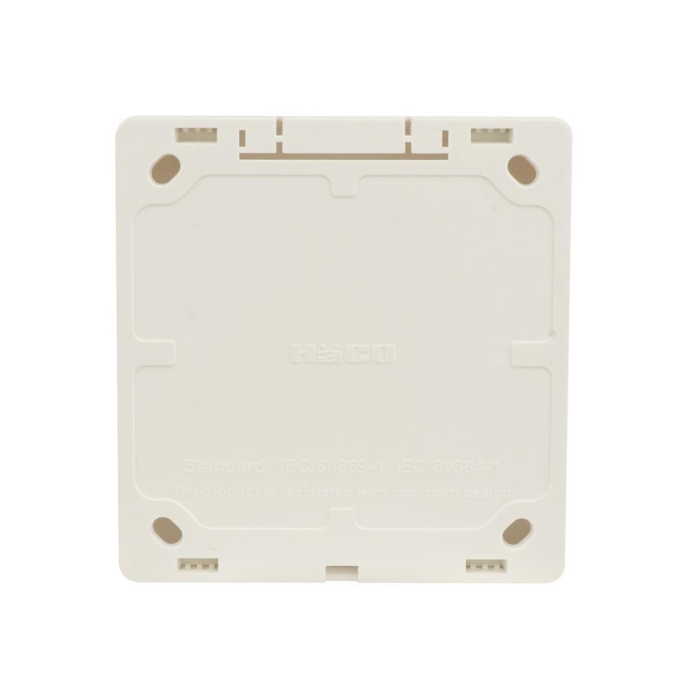 หน้ากาก 3 ช่อง HACO M3N-F สีขาว