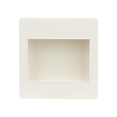 หน้ากาก 3 ช่อง HACO M3N-F สีขาว