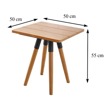 ชุดสนามไม้สัก 2 ที่นั่ง SPRING DOUBLE BASKET สีไม้ธรรมชาติ_9