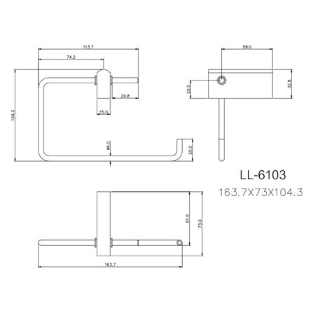 ห่วงแขวนผ้า WS LL-6103 สีสเตนเลส_1