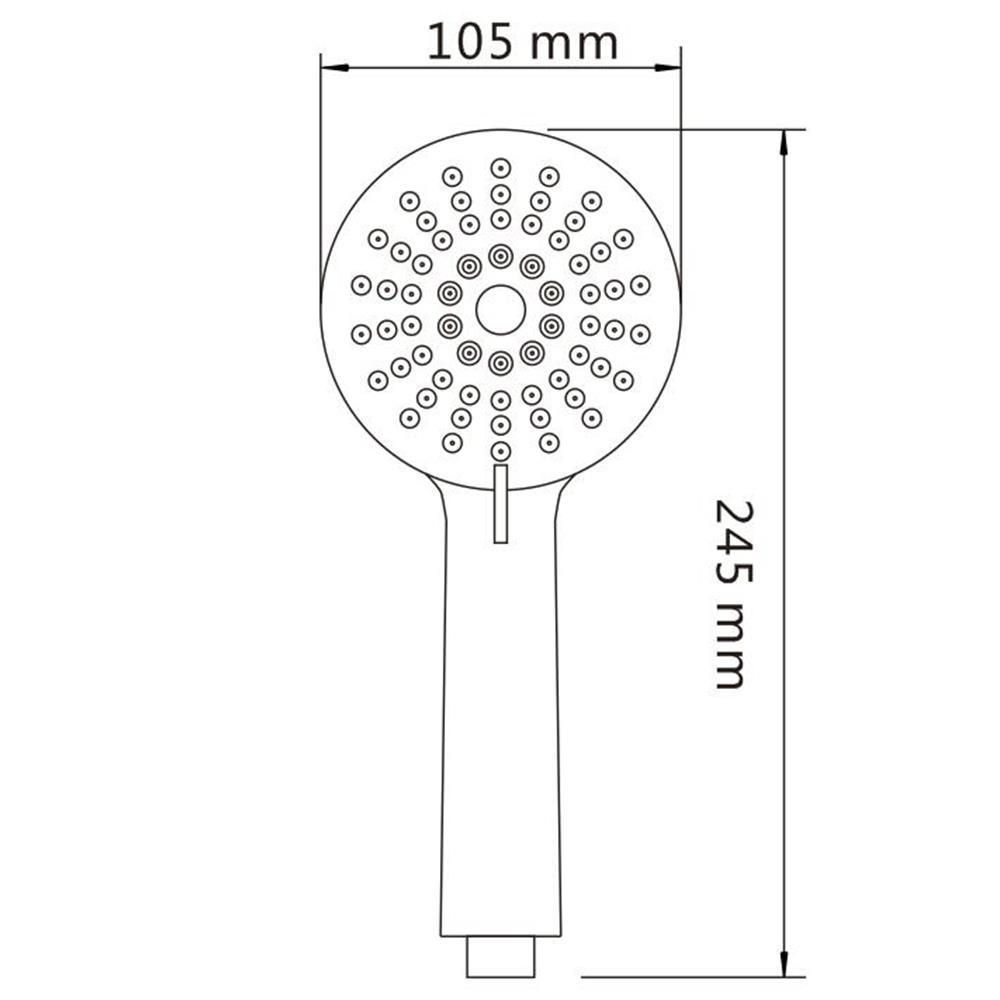 ฝักบัวสายอ่อน NOVABATH NVB-HS034 สีโครม