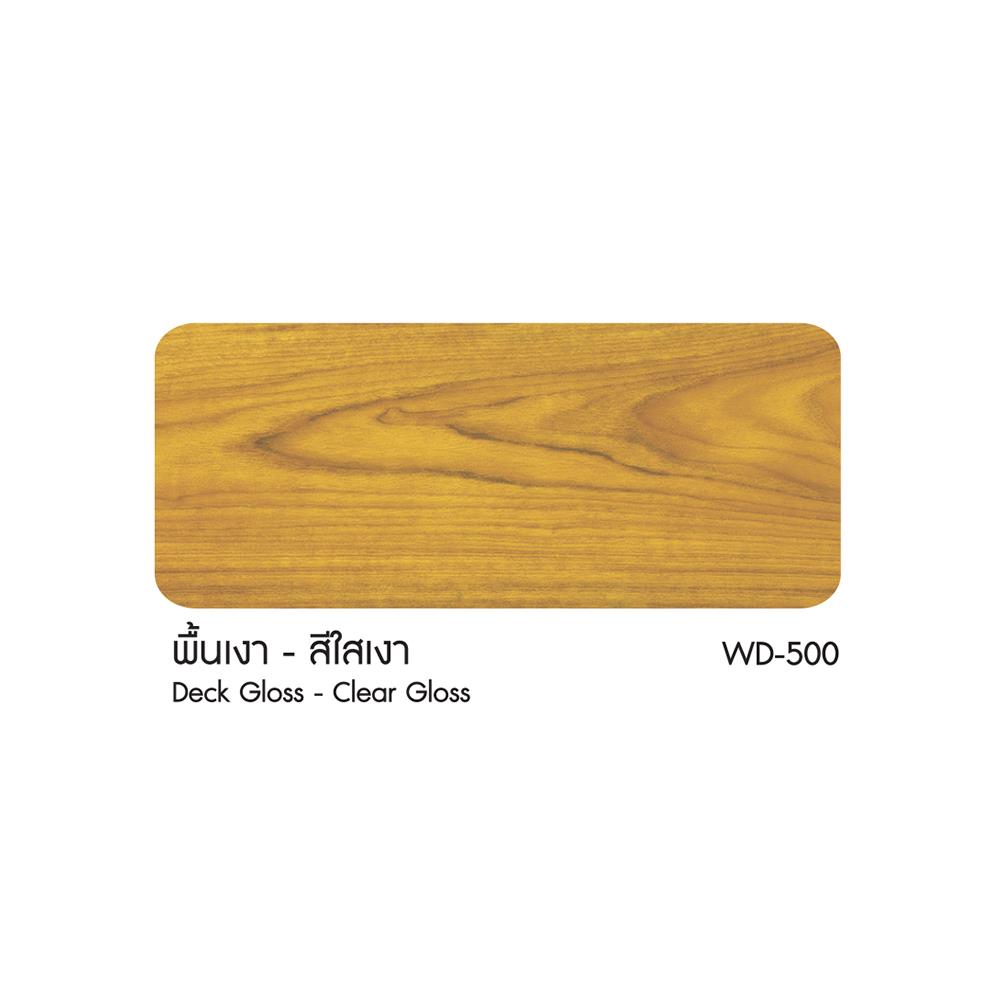 สีย้อมพื้นไม้ WOODTECT #500 สีใส 1 แกลลอน