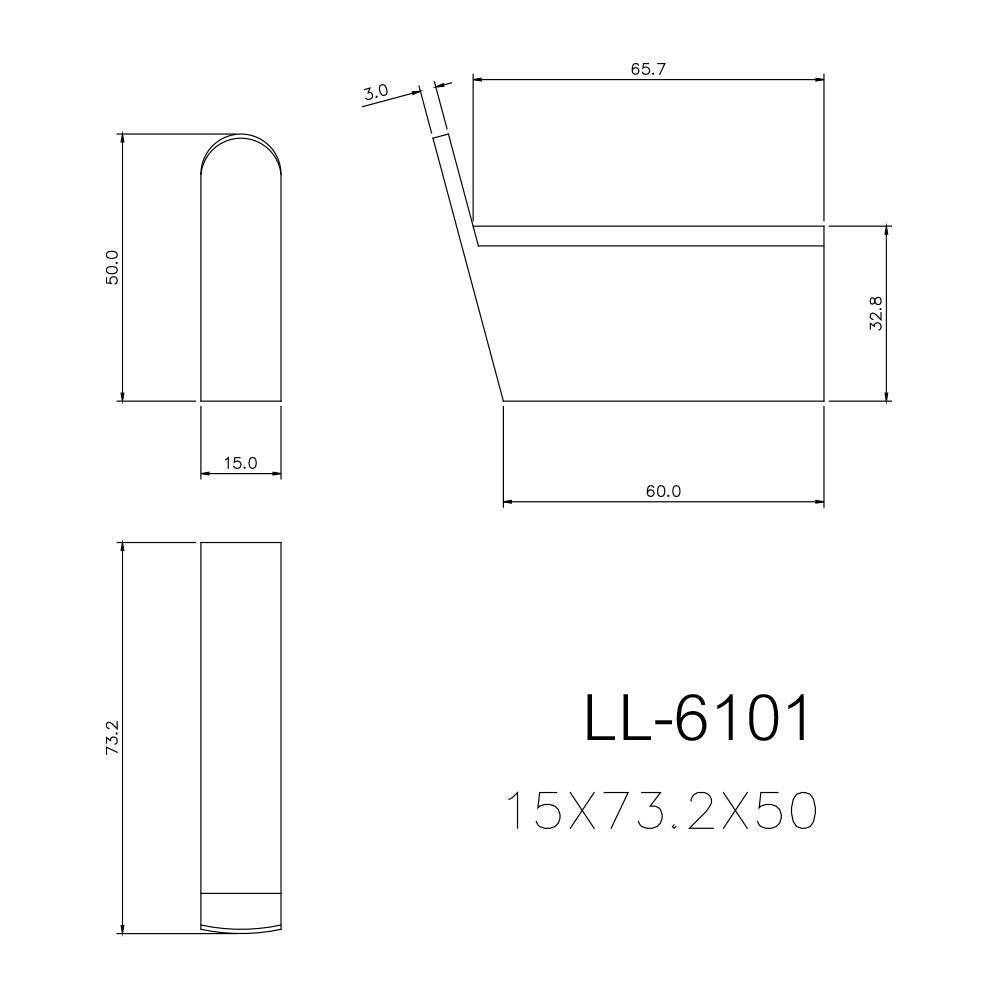 ขอแขวนผ้า WS LL-6101 สีสเตนเลส
