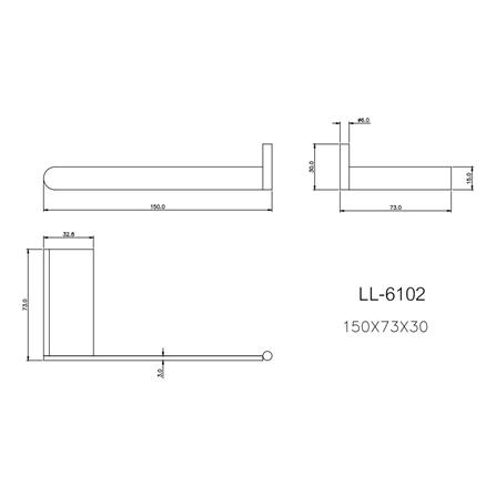 ที่ใส่กระดาษชำระ WS LL-6102 สเตนเลส_1
