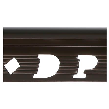 คิ้วอะลูมิเนียมแบบโค้ง DP 9 มม. 2 ม. สีโอ๊กไฮกลอส_2