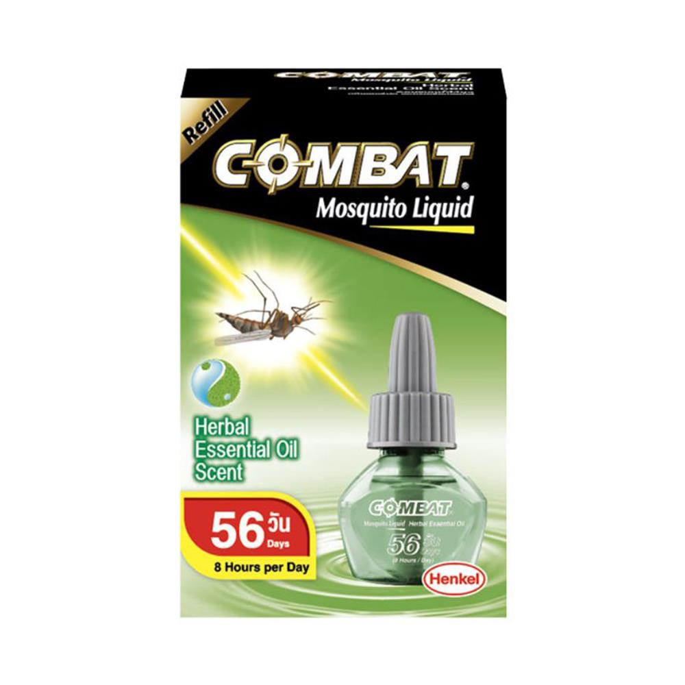 รีฟิลน้ำยาเครื่องไล่ยุงไฟฟ้า COMBAT 29 มล. HERBAL ESSENTIAL OIL