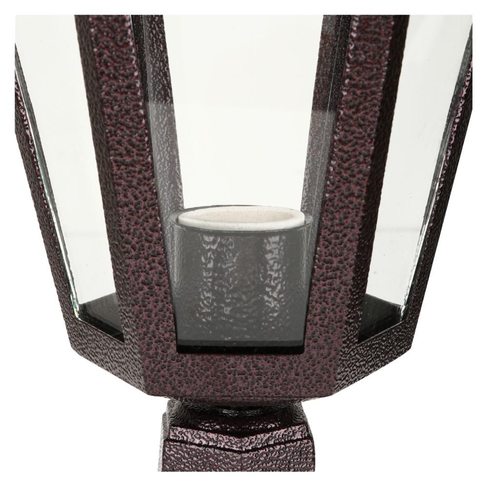 ไฟหัวเสา L&E 36-01682 พลาสติก/ABS คลาสสิค สีน้ำตาล