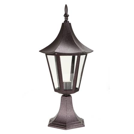 ไฟหัวเสา L&E 36-01682 พลาสติก/ABS คลาสสิค สีน้ำตาล_0