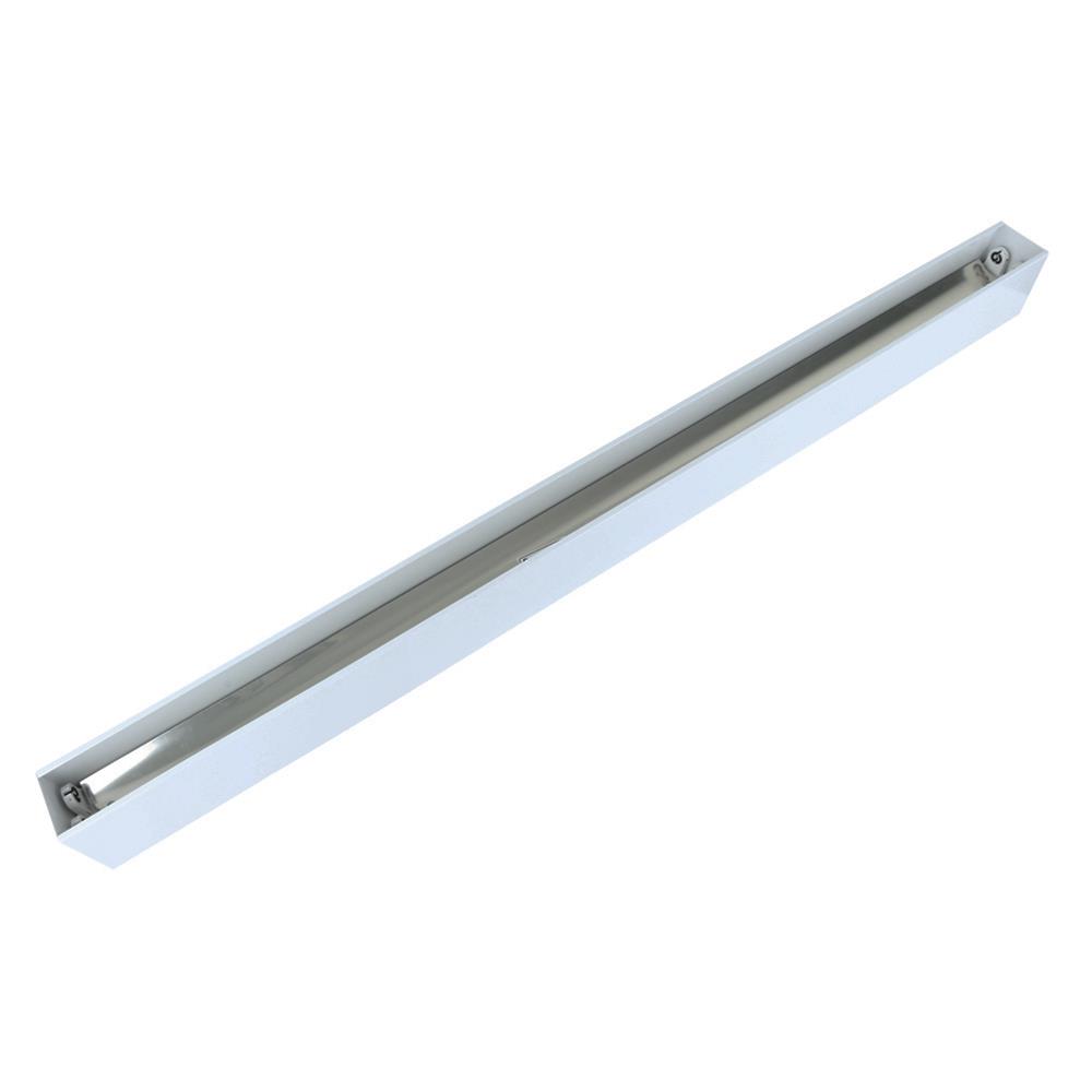 โคมตะแกรงติดลอย L&E 9H-00156 MT/PL สีขาว