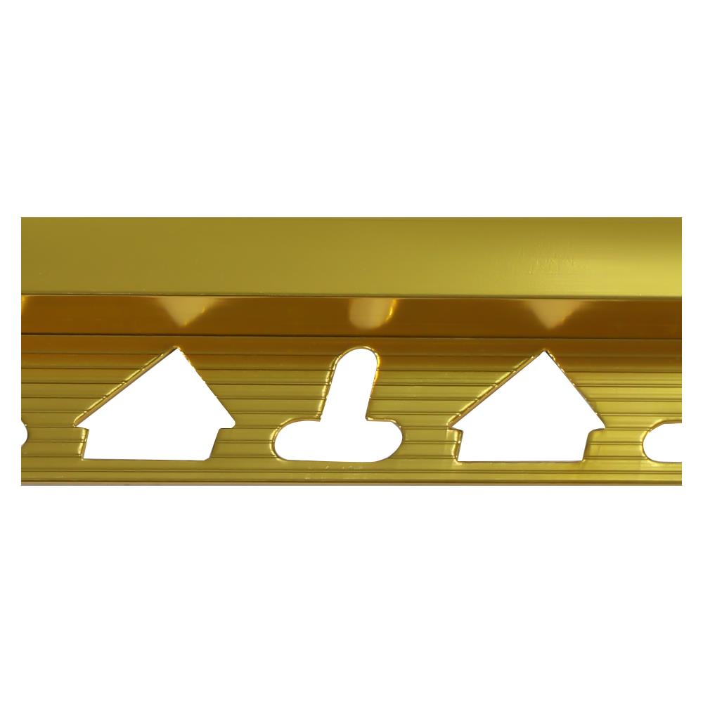 คิ้วอะลูมิเนียมแบบเหลี่ยม HOME 9 มม. 2 ม. สีทอง
